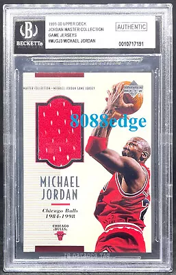 1999-00 Master Collection Game Jersey: Michael Jordan #mjgj3 Worn Swatch Bas/bgs • $3261.97