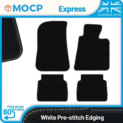 Express With White Pre-Stitch Trim Car Mats To Fit BMW 3 Series E30 Saloon 19... • $29.56