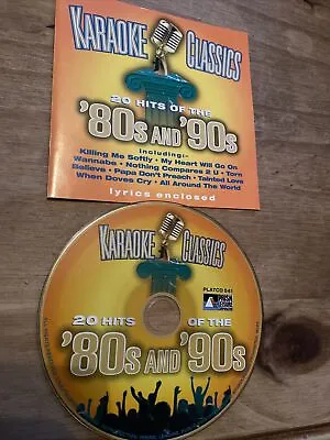 Karaoke Classics: 80's And 90's CD (1999) - 20 Hits Of The 1980s 1990s + Lyrics • £1.50