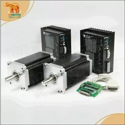 Wantai 2axis Nema42 CNC Motor4200oz-in =30n.m 110BYGH201-001+driver DQ2722 9.8A • $580