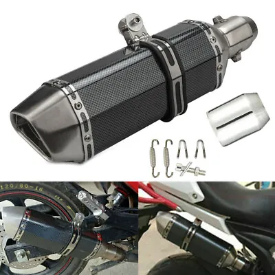 Exhaust Muffler Tail Pipe DB Killer Slip On For 38-51mm Universal Motorcycle ATV • $42.99