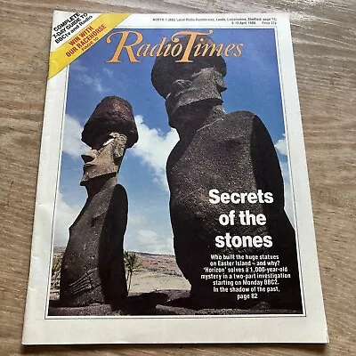 Radio Times. Easter Island. 9-15 April 1988. North 1 • £1.20