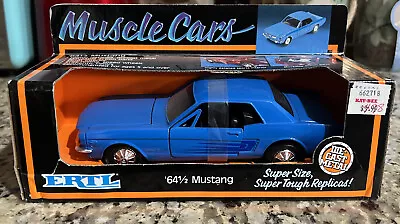 1988 Vintage ERTL 1964 1/2 Mustang Blue Convertible 1/24 Diecast Brand New! • $39.99