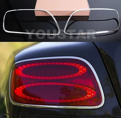 EXPRESS X2 CHROME Rear Tail Light Surrounds For Bentley Continental GT GTC SPEED • $329.84