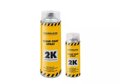 2K Activated High Gloss Clear Coat Spray Aerosol Top Coat Premium Can - 500ml • $54