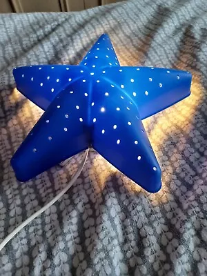 IKEA SMILA Blue Star Shaped Wall Lamp/Light  • £7
