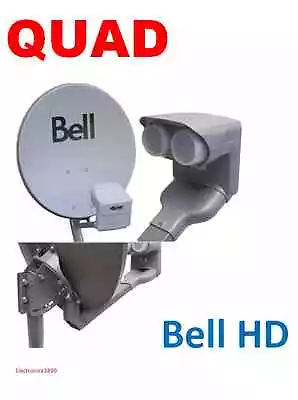 DPP Quad Dish 500 Bell Dish Network ExpressVu 20  DPP Quad LNB • $84.56