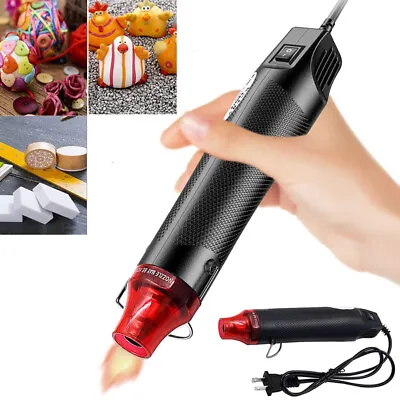 Mini Heat Gun DIY Electric Nozzles Tool Hot Air Gun Embossing Drying Paint US • $9.29