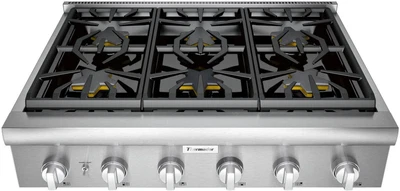 $3799 • Buy Thermador 36  QuickClean 6 Star Burner Stainless Gas Rangetop PCG366W