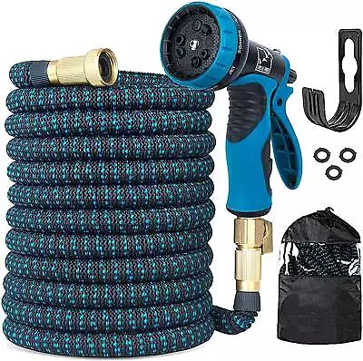 25-150ft Lightweight No-kink Water Hose Flexible Upgraded Leakproof Water Hose • $39.99