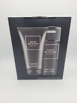 1X David Beckham Instinct Deodorant & Shower Gel Gift Set For Men - NEW UK • £14.99