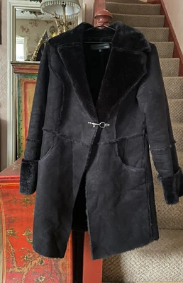 £49.99 • Buy Afghan, Penny Lane Vintage Shearling Coat Jacket, Faux Suede,fur , Coat,8,10
