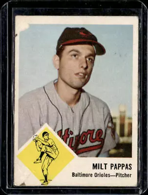 1963 Fleer #3 Milt Pappas • $4