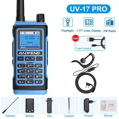 £46.73 • Buy Baofeng Uv17pro Uhf/vhf Dual Band Two Way Radio Long Range Waterproof 4800mah Uk