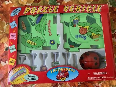 Puzzle Vehicle Battery Operated Vehicle Puzzle Play Set Educational Toy • $16.99