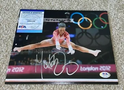 Gabrielle Gabby Douglas Signed 8x10 Photo Usa Gymnastics London 2012 2016 F Psa • $74.99
