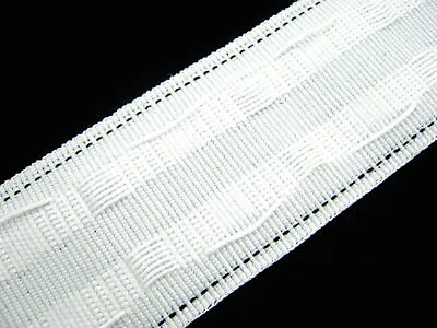 £1.50 • Buy Rufflette 2  Pencil Pleat Curtain Header Tape Buy By Metre In Continuous Length