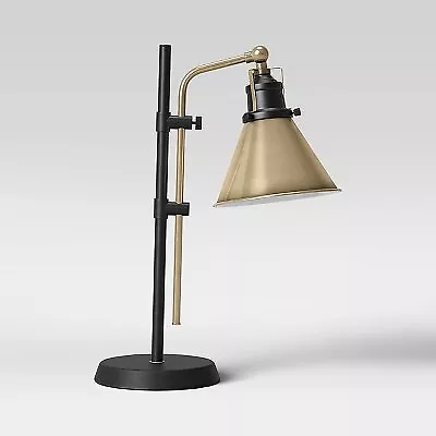 Adjustable Table Lamp (Includes LED Light Bulb) Black - Threshold • $16.99