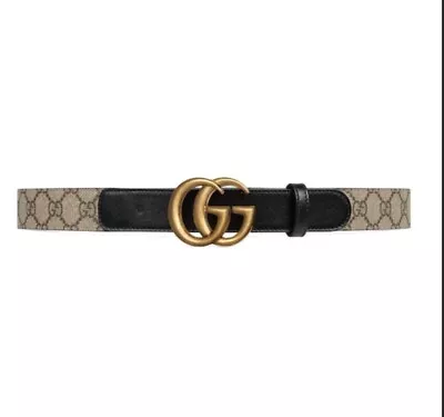 Gucci GG Belt Men With Double G Buckle • $199