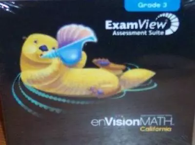 Envisionmath California ExamView Assessment Suite Grade 3 - CD-ROM - VERY GOOD • $42.19