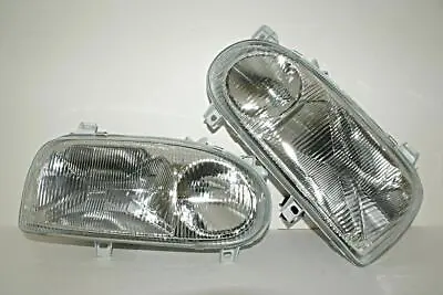 $112.98 • Buy 92-98 VW Golf III Mk3 GTI HeadLights Front Lamps LH+RH