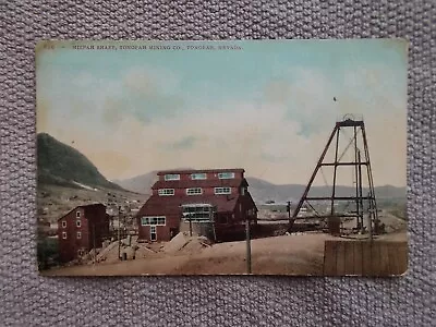 Tonopah Nevada Postcard -1907-MIZPAH SHAFT-TONOPAH MINING RPPC -Pub. E. MITCHELL • $12.99