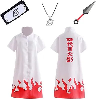 Naruto Minato Namikaze QAQ-COSPLAY Ninja Cosplay Costume For Kids Adults X-SMALL • $25