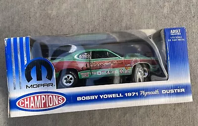 ERTL MOPAR Champions Bobby Yowell 1/18 1971 Plymouth Duster Series Limited New • $150