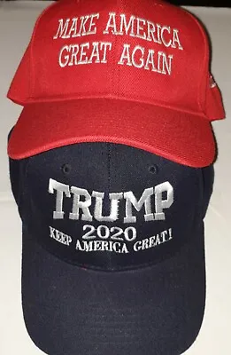 $29.99 • Buy Donald Trump MAGA Hat/Cap Pair - Bought In USA - Make / Keep America Great