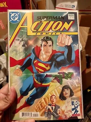 DC  ACTION COMICS  # 1000  1980s VARIANT COVER  COMIC • £8.99