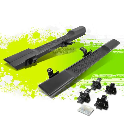 Coated Black Side Assist Step Nerf Bar Running Board For 07-18 Jeep Wrangler Jk • $155