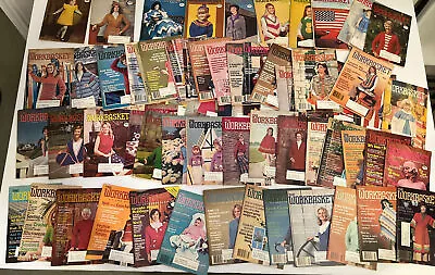 Lot Of 68 Vintage 1970-1979 Workbasket Home Arts Crafts Needlework Magazines • $66.45