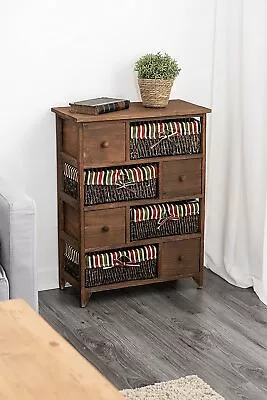 Brown Bathroom Storage Unit Drawer Cabinet Cupboard Wooden Free Standing Shelf  • £999.95