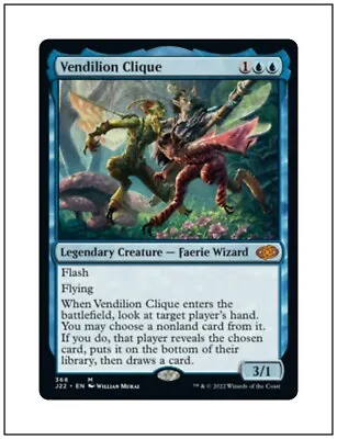 1x Vendilion Clique Jumpstart 2022 Magic The Gathering MTG NM • $4.55