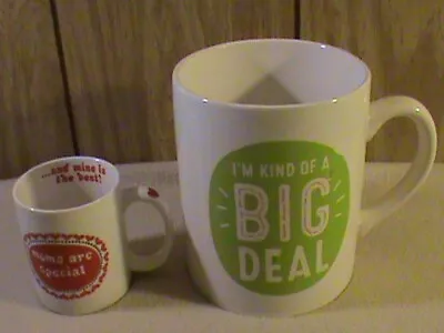 JUMBO Hallmark I'm Kind Of A BIG DEAL Mug Holds 10 Cups NICE! ALSO RARE-- !! • $14.99