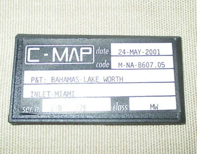 C-map Nt P&t: Bahamas - Lake Worth Inlet Miami 24-may-2001 M-na-b607.05 • $47.99