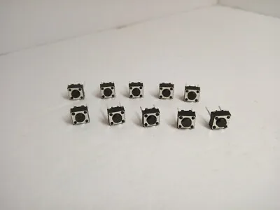 10x Pack Lot 6 X 6 X 4.3 Mm 2 Pins Push Touch Momentary Micro Button Switch DIP • $10.64
