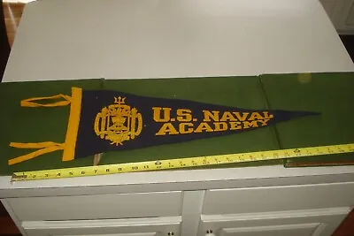 1960's US NAVAL ACADEMY FELT PENNANT NICE-27  MARYLAND • $20