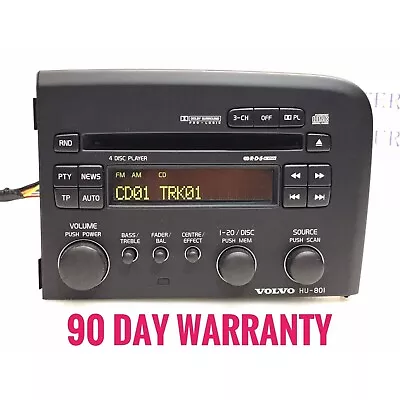 “VO5017B” VOLVO S-80 S80 Radio Stereo 4 Disc Changer CD Player RDS Face #HU-801 • $120
