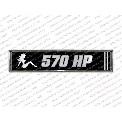 #5124 Big Rig 570 Hp Truck Dash Badge Kenworth-western Star-great Gift Idea! • $37