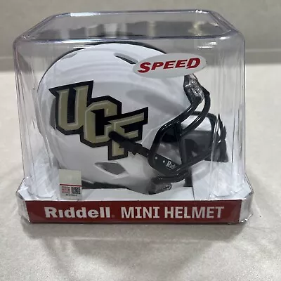 UCF Golden Knights New Unopened Riddell Speed Mini-Helmet White Gold And Black • $31.50