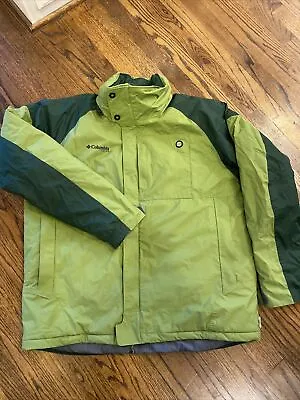 Columbia Sportswear XCO Mens Winter Ski Jacket Large Green EUC L@@K • $19.99