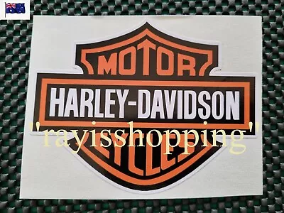 Harley Davidson Large Sticker Chopper Motorcycle Motorbike Ride Cool Logo • $10.01