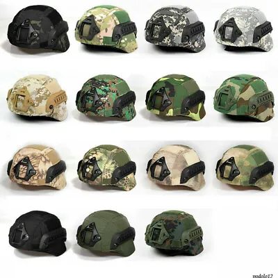 Hunting Paintball Camouflage Helmet Cover Cloth For MICH2000 Tactical Helmet • $10.29