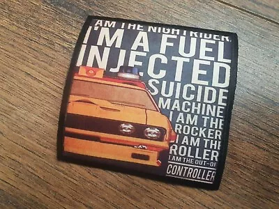 £5.99 • Buy MAD MAX I AM THE NIGHTRIDER THE TOE CUTTER MFP V8 INTERCEPTOR CAR Sew On Patch