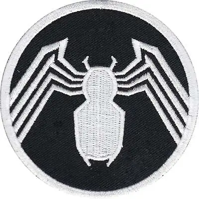 Official Marvel Comics Amazing Spiderman Venom's Logo Iron On Applique Patch • $13.99