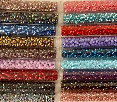 Miyuki Beads - Approx 20g Tube - Size 6/0 - Various Colours • £5