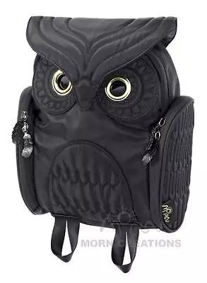 Owl KIDS SMALL BLACK 3D Backpack MORN CREATIONS Bag INFANT *Not For Adult*legend • $89.99