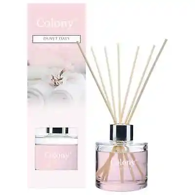 DUVET DAYS 100ml Fragranced Reed Diffuser Colony UK Citrus Floral Musk Spices • £15.99