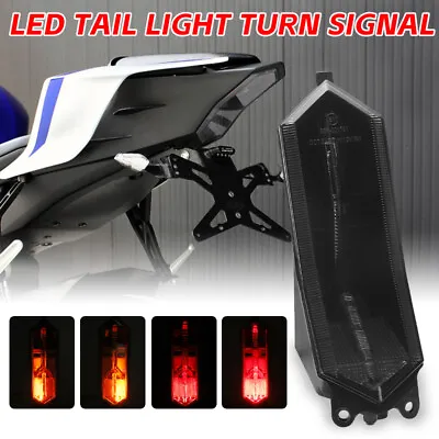 LED Tail Light Integrated Brake Turn Signals For Yamaha YZF R6 R1 R1S R7 2015-22 • $37.98